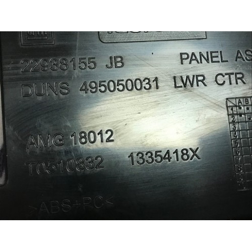 Крипление панели кондиционера  Opel Insignia A 2008-2017 22938155